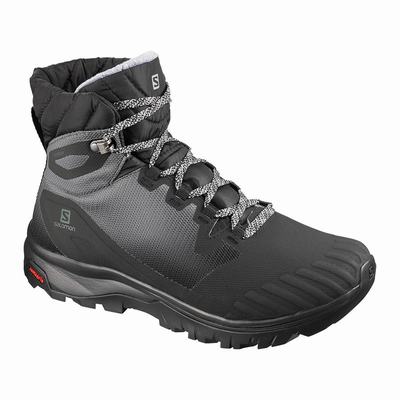 Női Salomon VAYA BLAZE THINSULATE™ CLIMASALOMON™ WATERPROOF Téli Bakancs SA0128437 Fekete